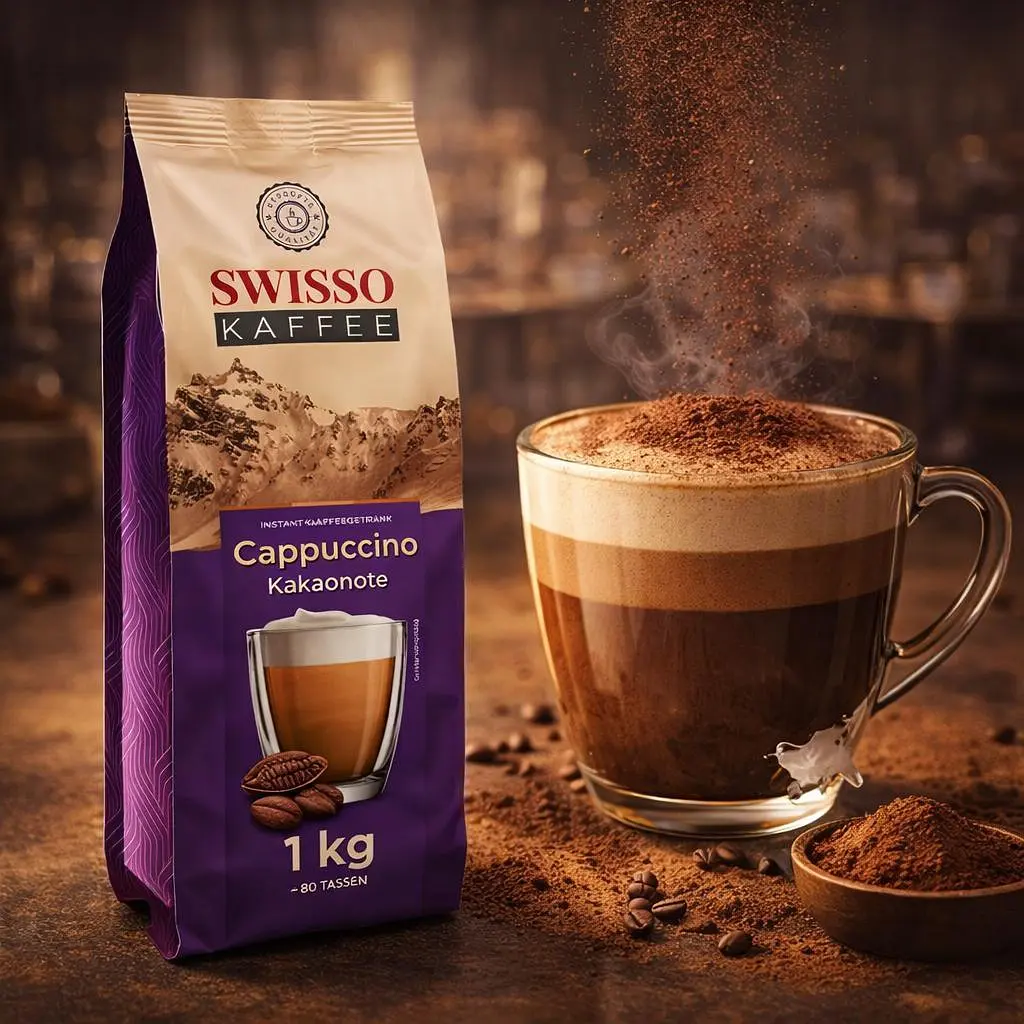 Капучино Swisso Kaffee Cappuccino Kakaonote з какао-шоколадним смаком 1 кг - фото 4