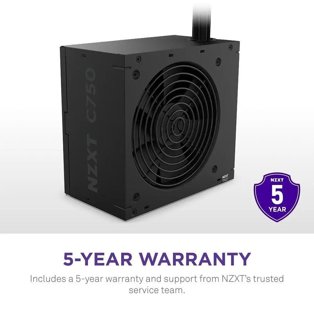 Блок живлення NZXT C750W ATX 3.1 80+ Bronze Black (PA-7B3BB-EU) - фото 10