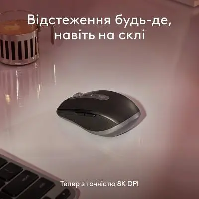 Комп'ютерна мишка Logitech MX Anywhere 3S для MAC Wireless Space Grey (910-006947) - фото 5