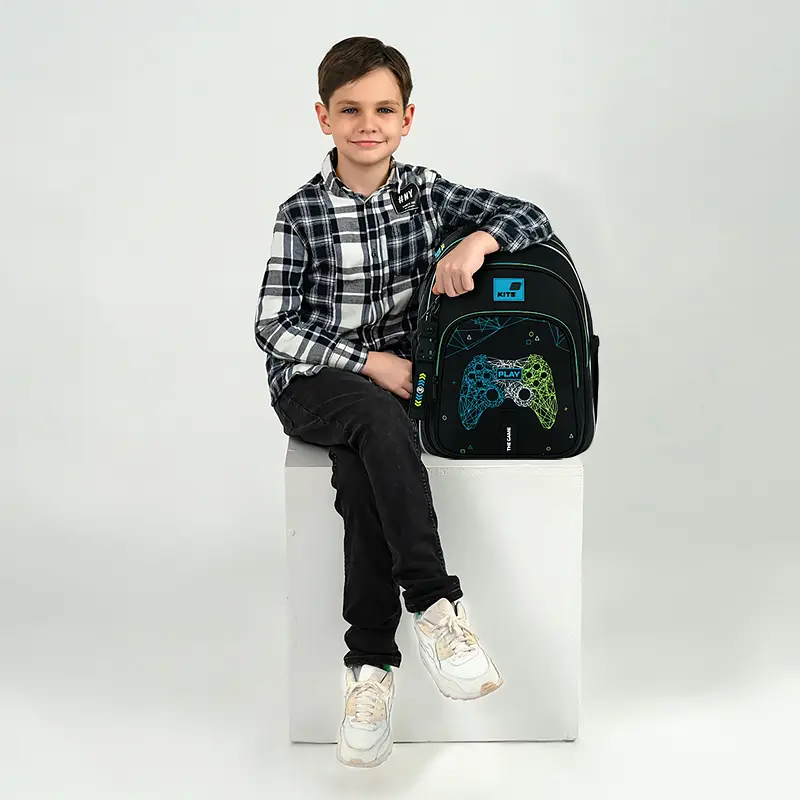Рюкзак для початкової школи Kite Education 763M Next Level Чорний (K26-763M-4) - фото 19