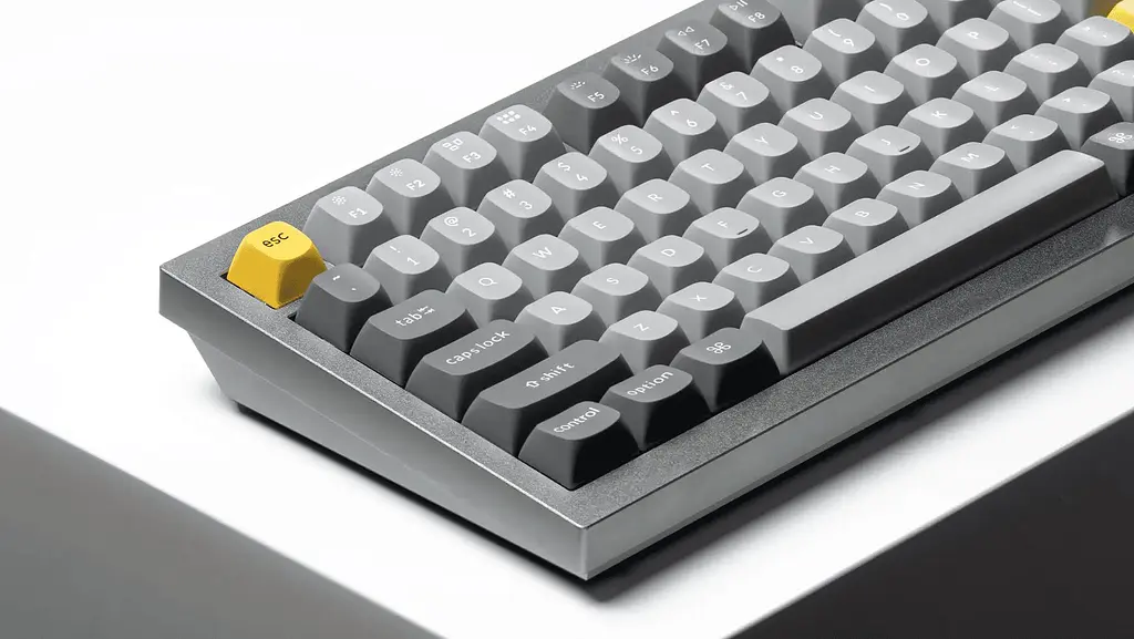 Клавіатура Keychron Q1 QMK Hot-Swappable Gateron Phantom Red RGB Knob Space Grey (Q1N1_KEYCHRON) - фото 2