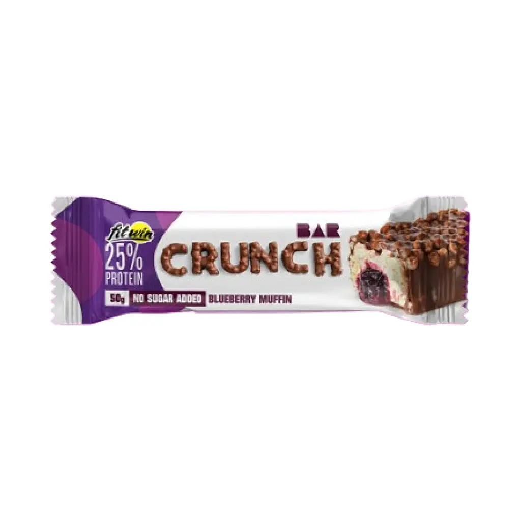 Протеїновий батончик FitWin (Crunch Bar) — 12 × 50 г, lychee-полуниця