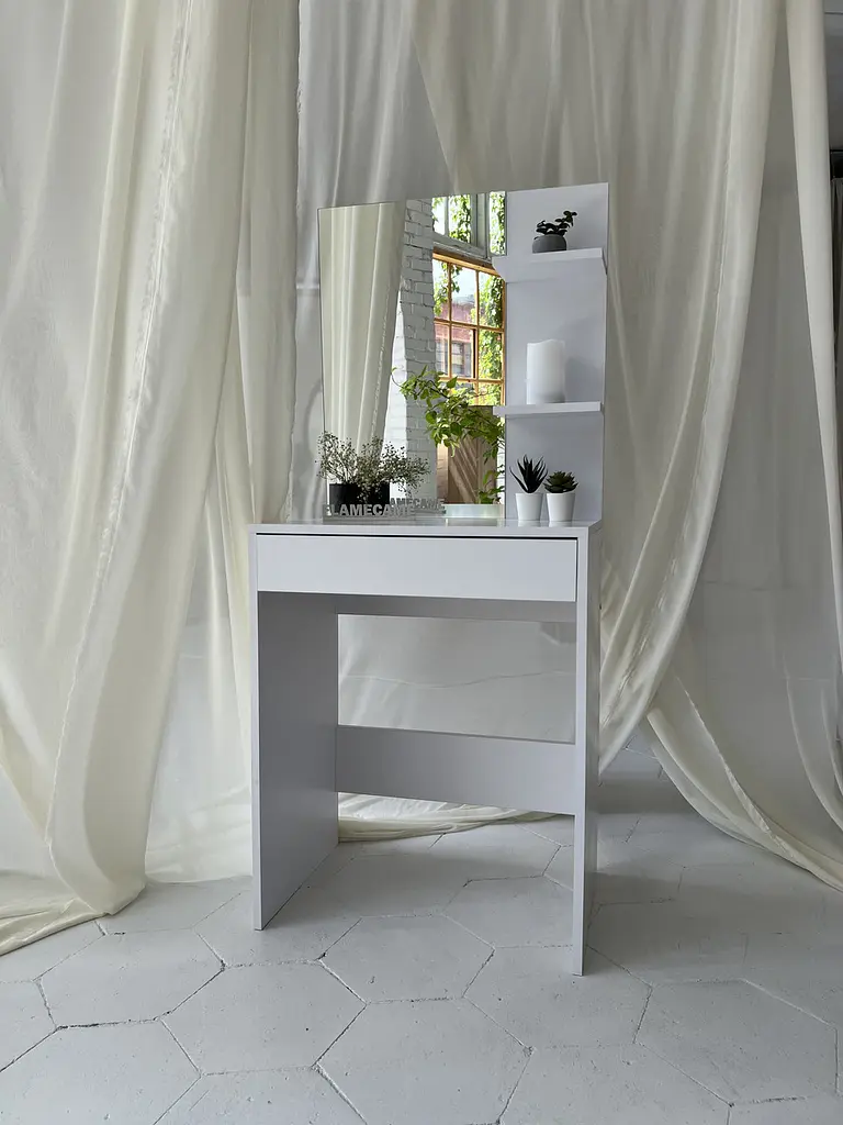 Туалетний стіл для макіяжу з висувною шухлядою з ДСП S-14 - фото 8