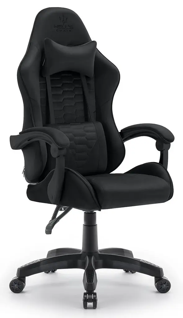 Компьютерное кресло Hell's HC-1000 Black (тканина) - фото 2