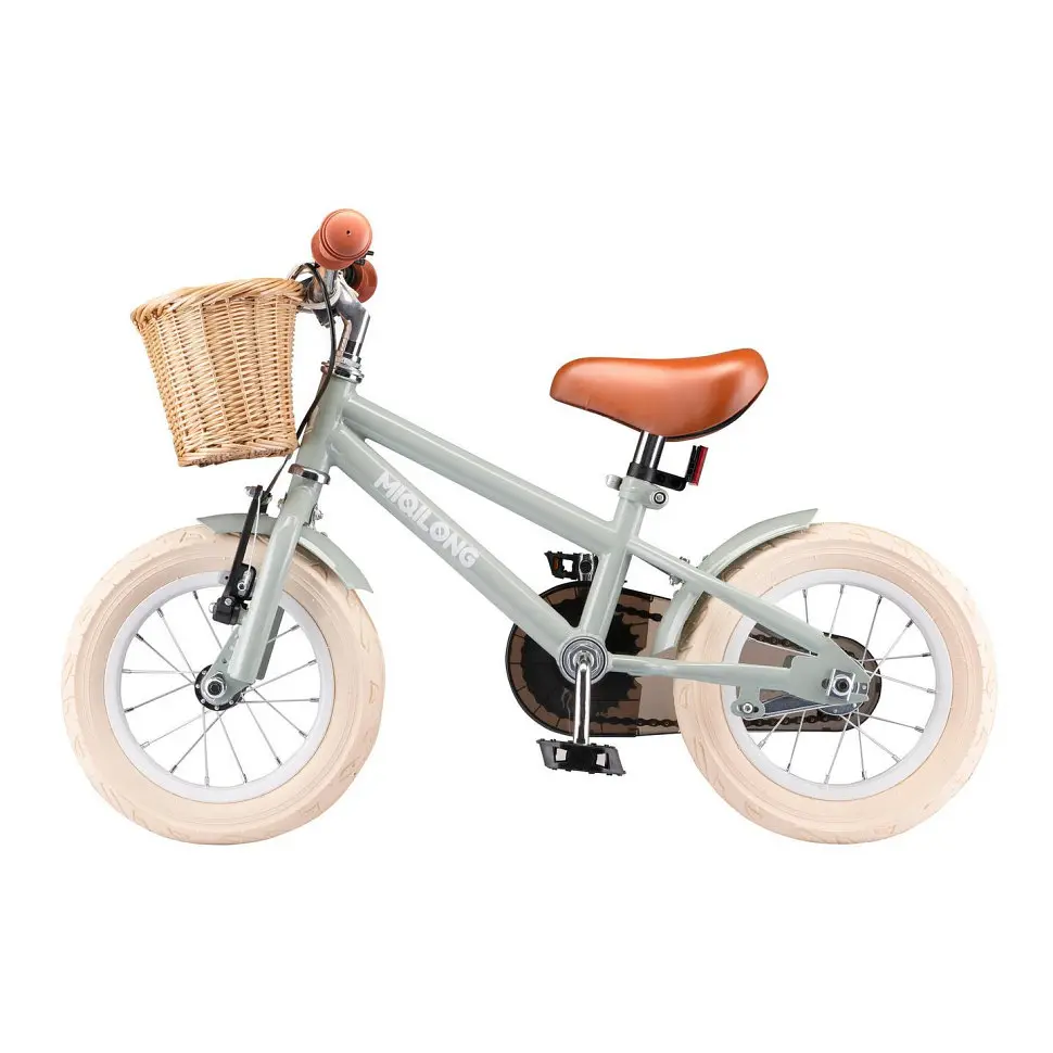 Детский велосипед Miqilong RM ATW-RM12-BEIGE 12" Бежевый - фото 3