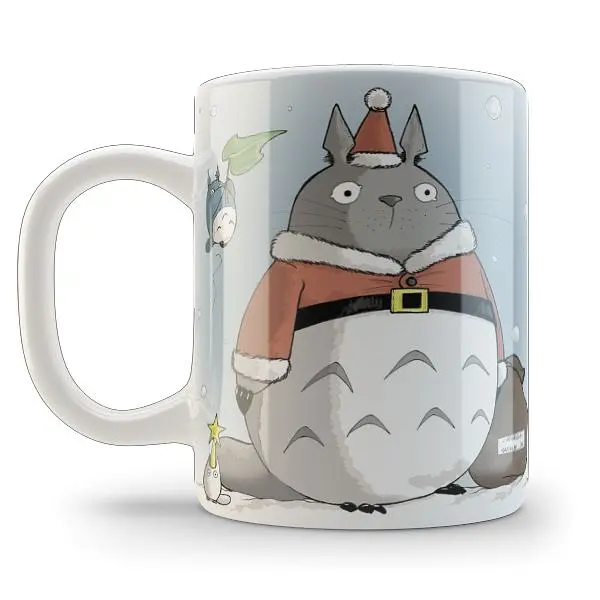 Кухоль GeekLand Мій сусід Тоторо My Neighbor Totoro Merry Christmas NT.02.021 330 мл білий - фото 2