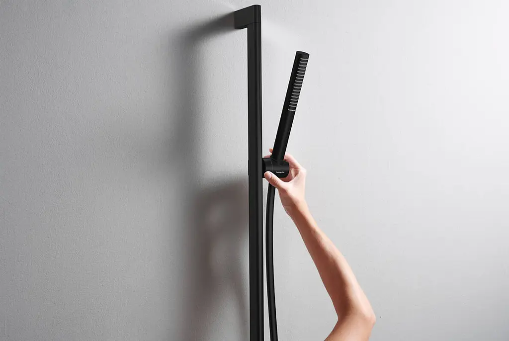 Душовий гарнітур Hansgrohe Pulsify S EcoSmart+ зі штангою 65 см matt black 24373670 - фото 2