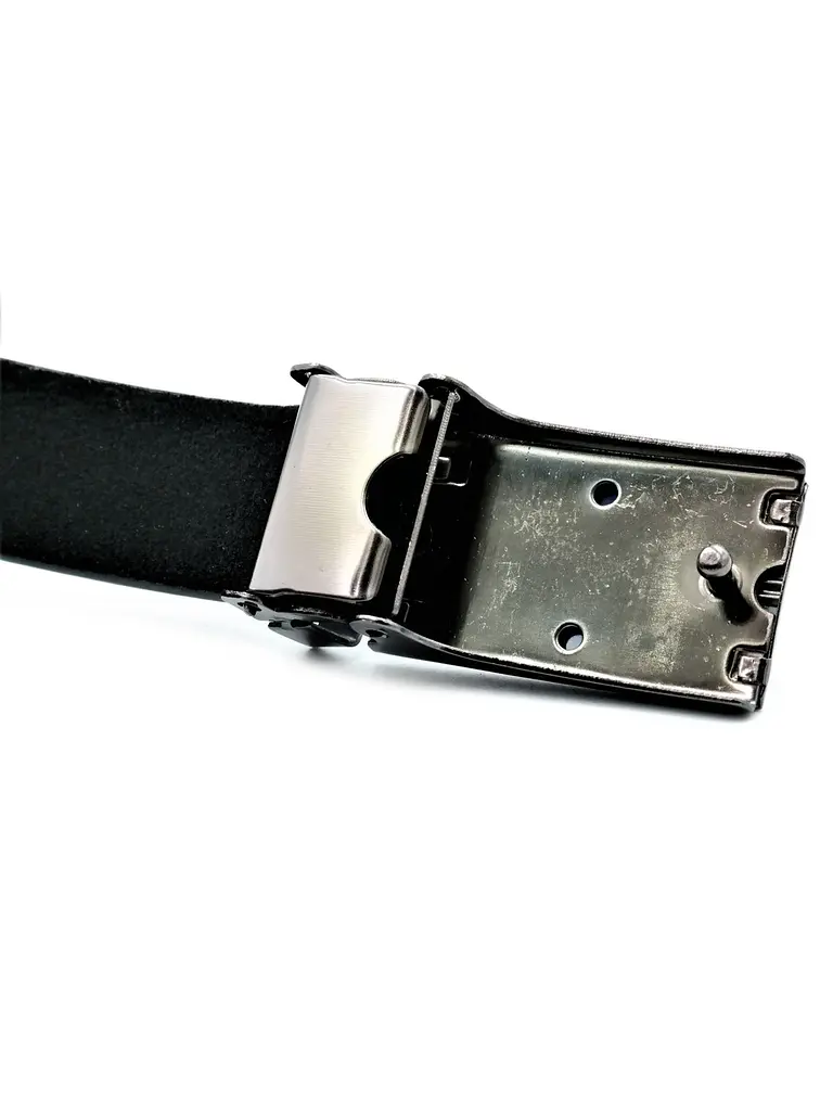 Дитячий ремінь Weatro 2,8 х 80 см Чорний dtsk-28mm-kz-005 (dtsk-28mm-kz-005) - фото 3
