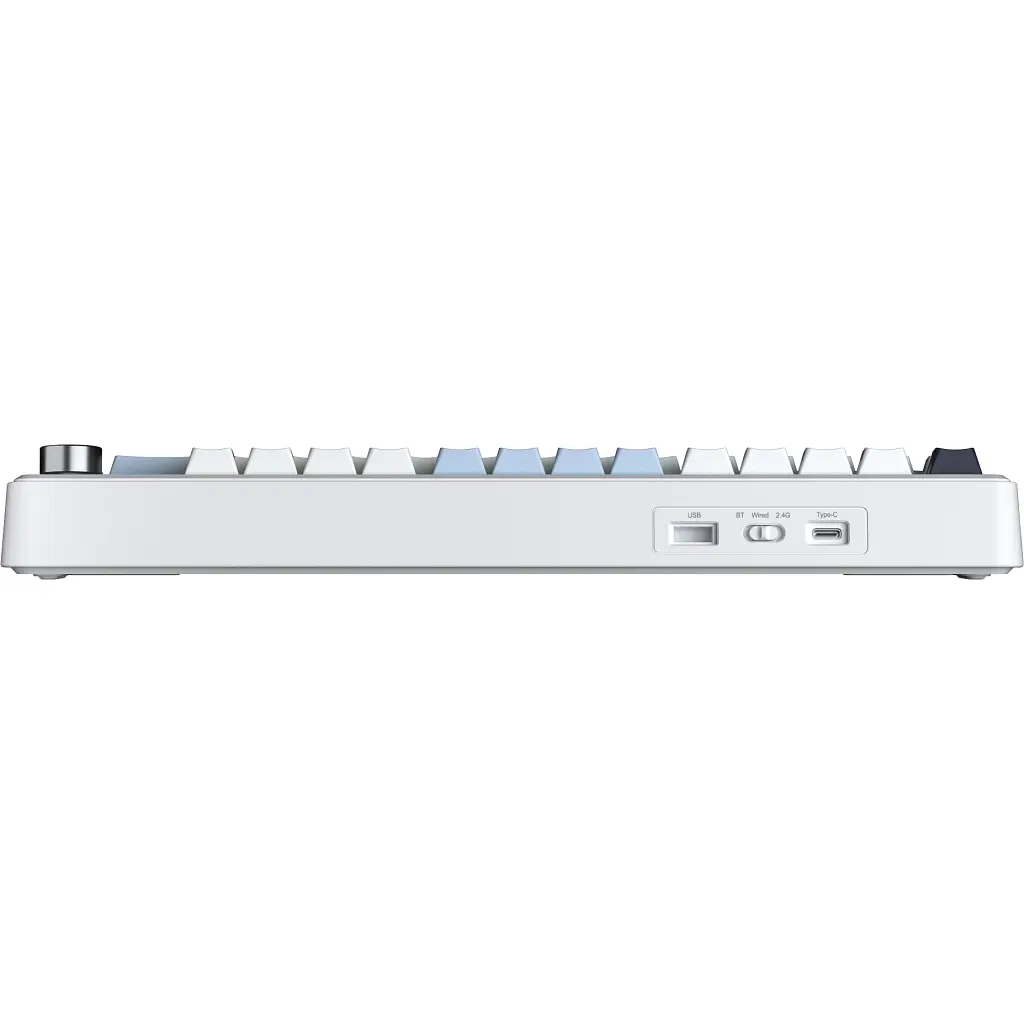 Клавіатура Aula F75 MAX Wireless/Bluetooth UA White/Blue (6978080501158) - фото 2