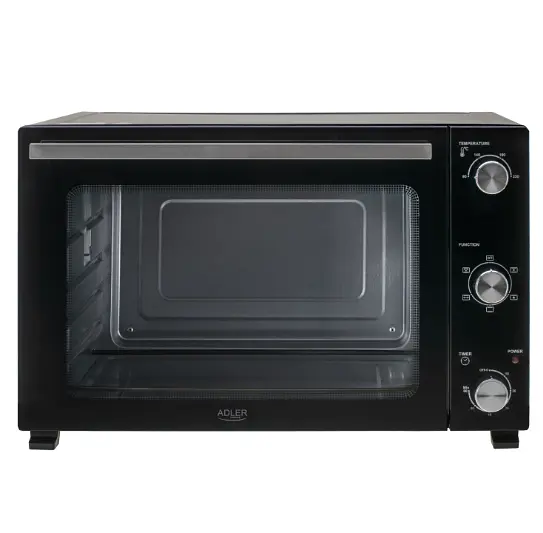 Електрична духовка Adler AD 6028 60 л 2000 Вт гриль конвекція 5 режимів таймер аксесуари - фото 3