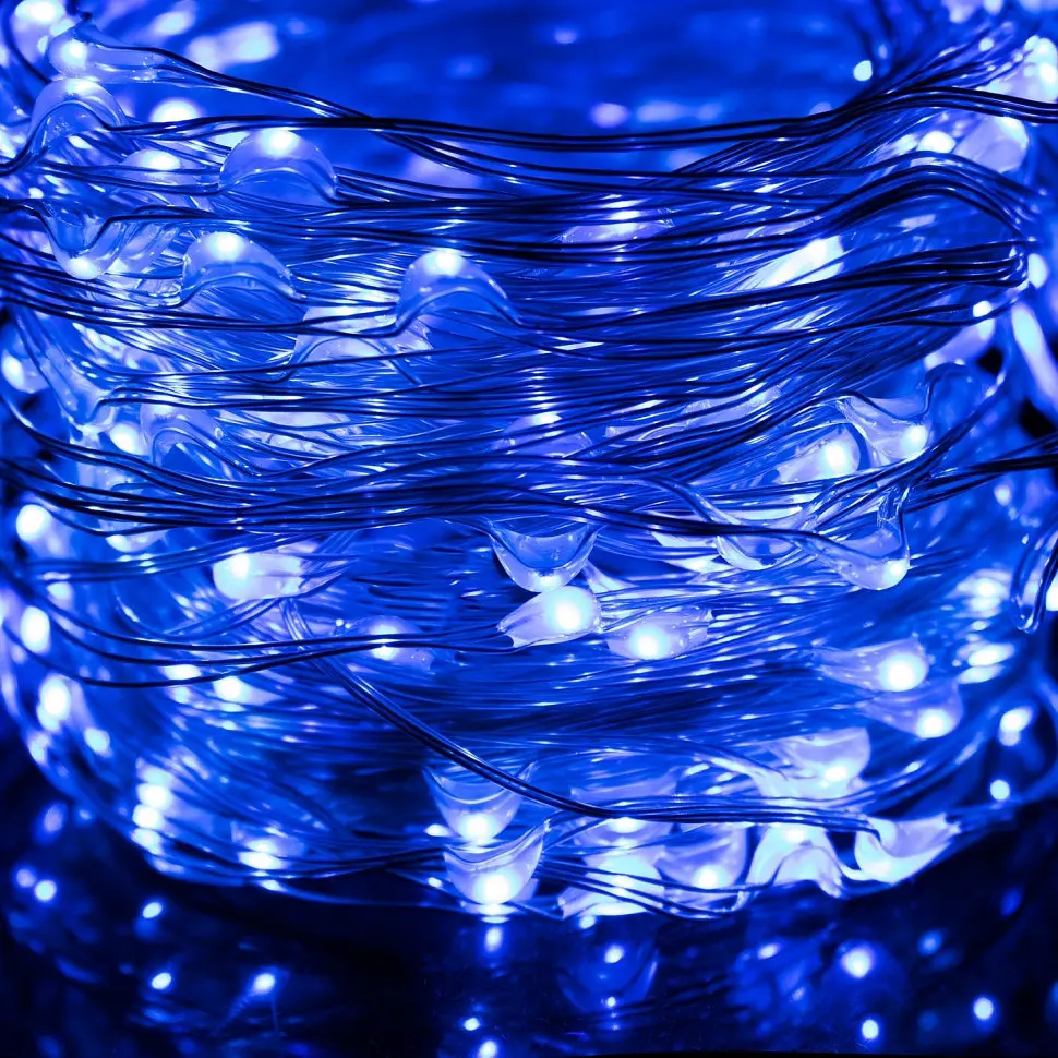 Гирлянда (конский хвост) Springos CL0095, 2 м 300 LED, Blue - фото 6