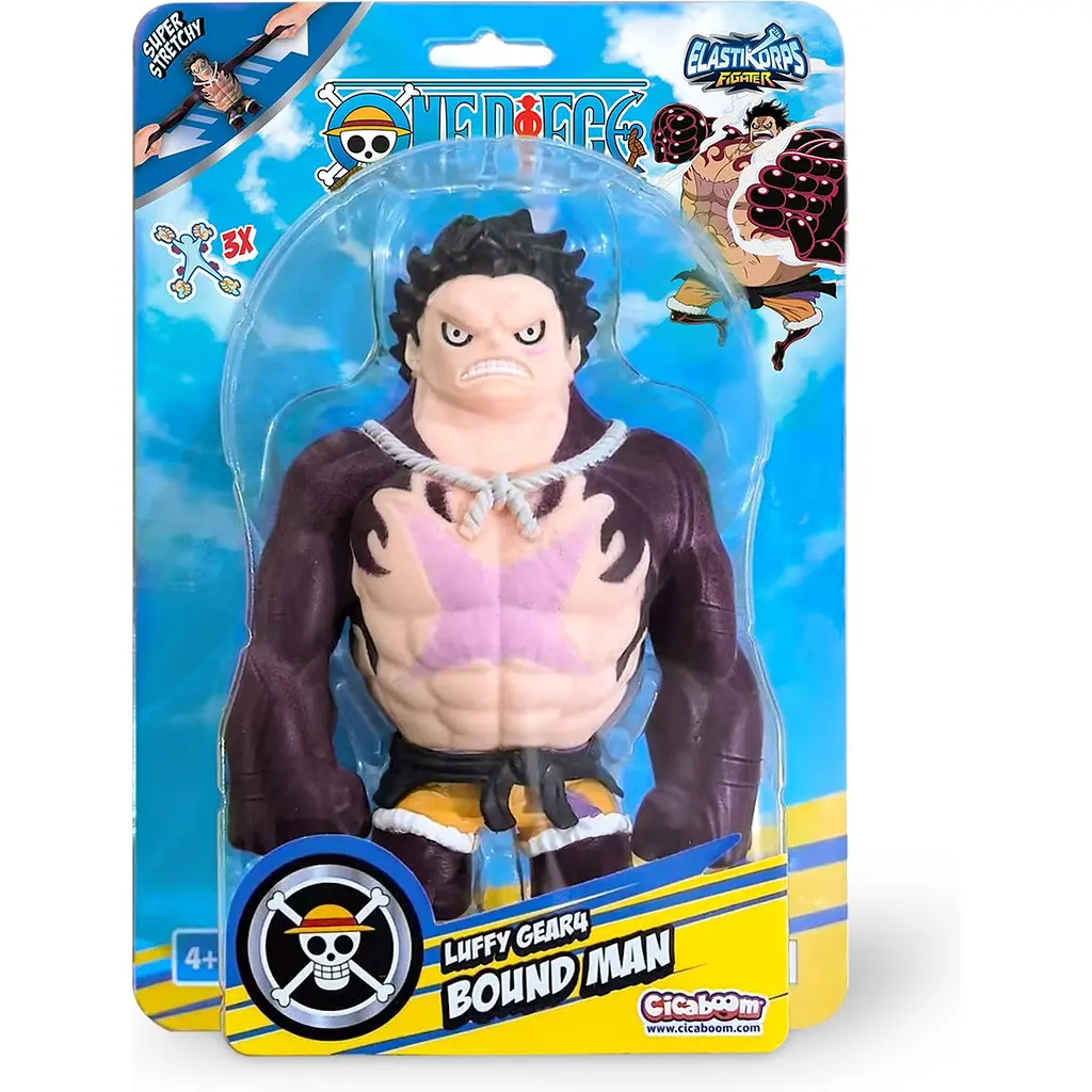 Стретч-іграшка Elastikorps One piece Luffy Gear 4 Пружна Людина (OPELARESB-BO) - фото 4