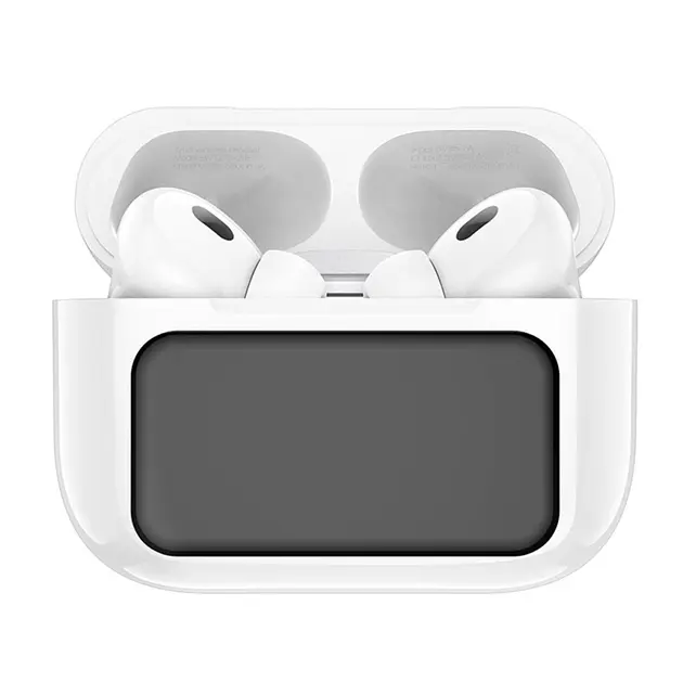 Бездротові навушники Hoco EW72 Soar true wireless ANC Noise reduction + кейс з екраном білі - фото 2