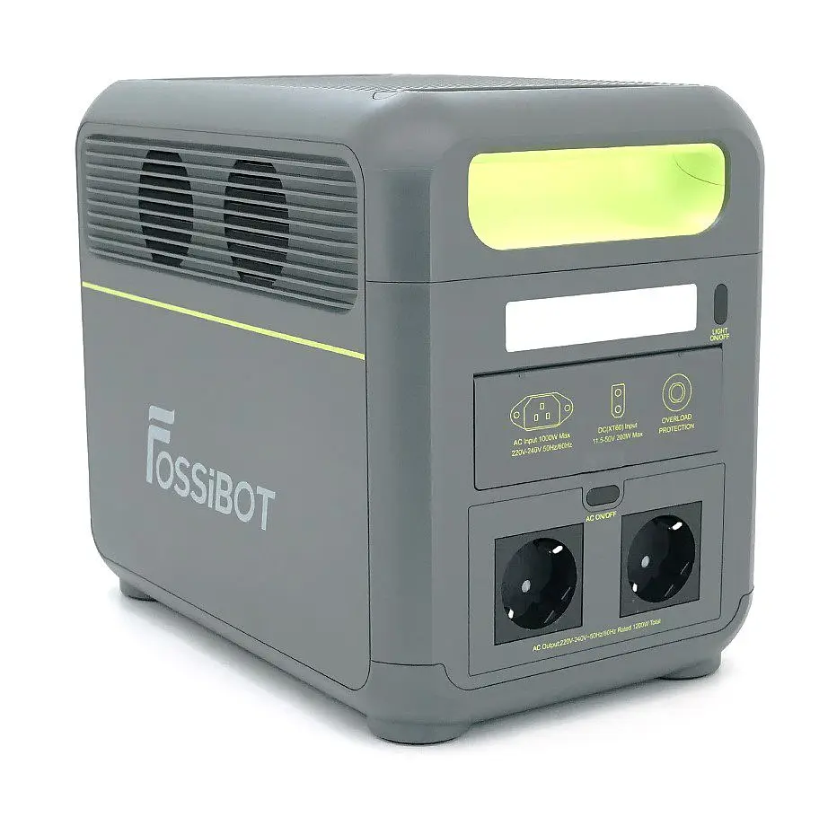 Портативна зарядна станція FOSSiBOT F-1200 1200 W 1024 Wh LiFePO4, BMS, UPS, MPPT 200W max, XT60-12V/30А - фото 3