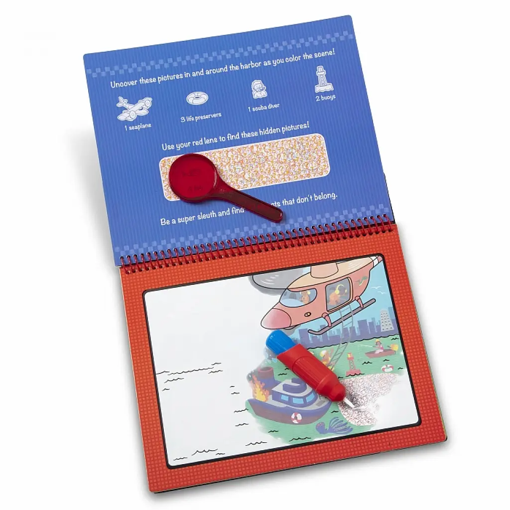 Набір для творчості Melissa & Doug Мега-водна чарівна розмальовка Пригоди (MD30172) - фото 3