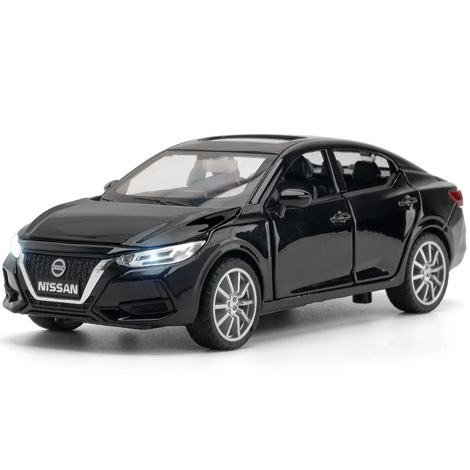Колекційна металева модель седана АвтоЕксперт Nissan Sylphy з інерцією, світлом та звуком 1:32 - фото 4