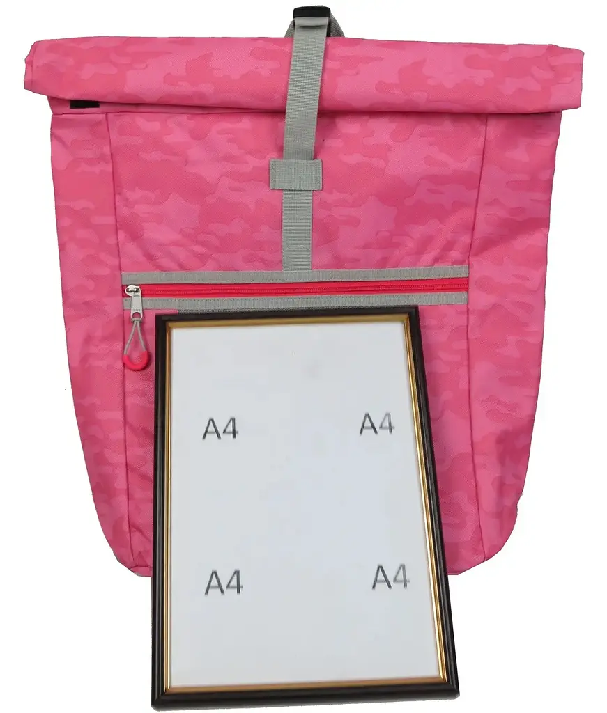 Рюкзак жіночий Rolltop Uncle IAN313561 22L Рожевий - фото 6