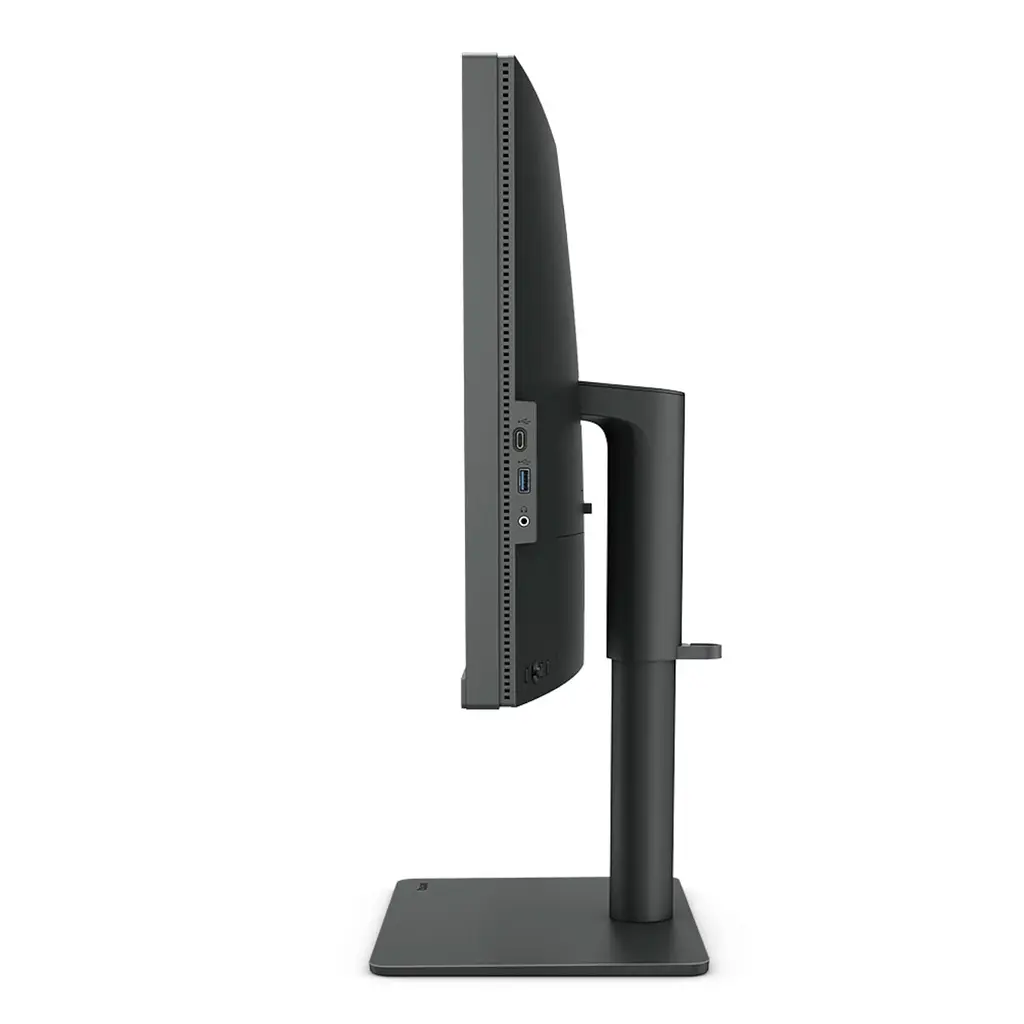 TFT 27" BenQ PD2705U, 4K UHD, IPS, 99% sRGB, HDMI, DP, USB-C, USB-hub, HAS, колонки, темно-сірий - фото 5