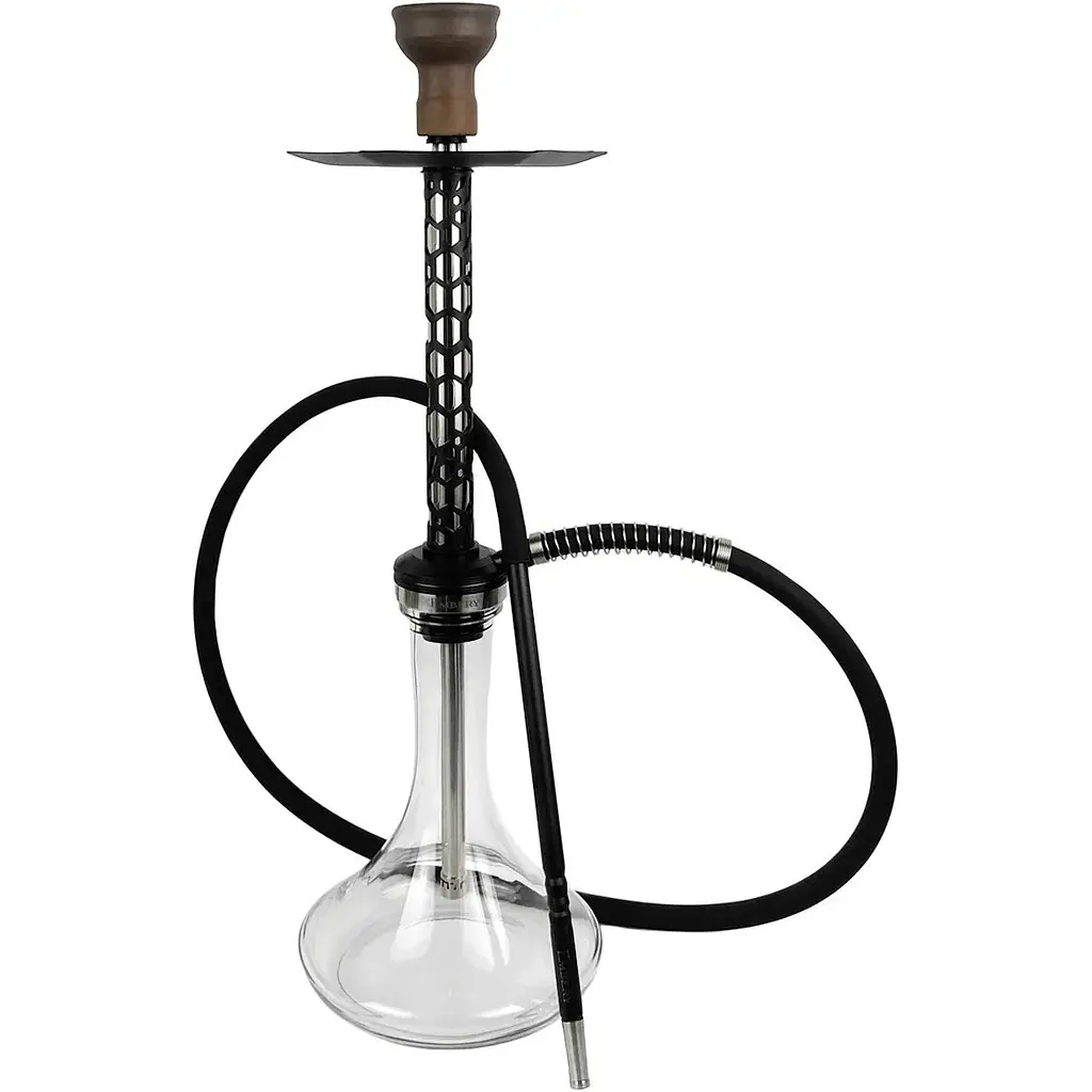 Кальян Embery MONO-H 4.0 Silver-Black Craft Clear - фото 2