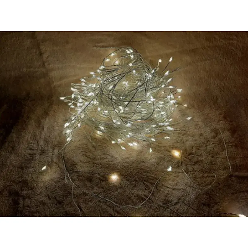 Гірлянда Luca Lighting кластер срібна струна, 15 м, теплий білий (8718861852677) - фото 3