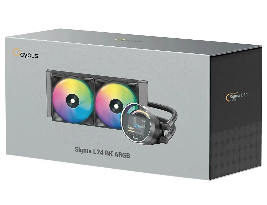 СВО Ocypus Sigma L24 ARGB Black (SIGMA-L24-BK2AAWWN00X-GL) - фото 8