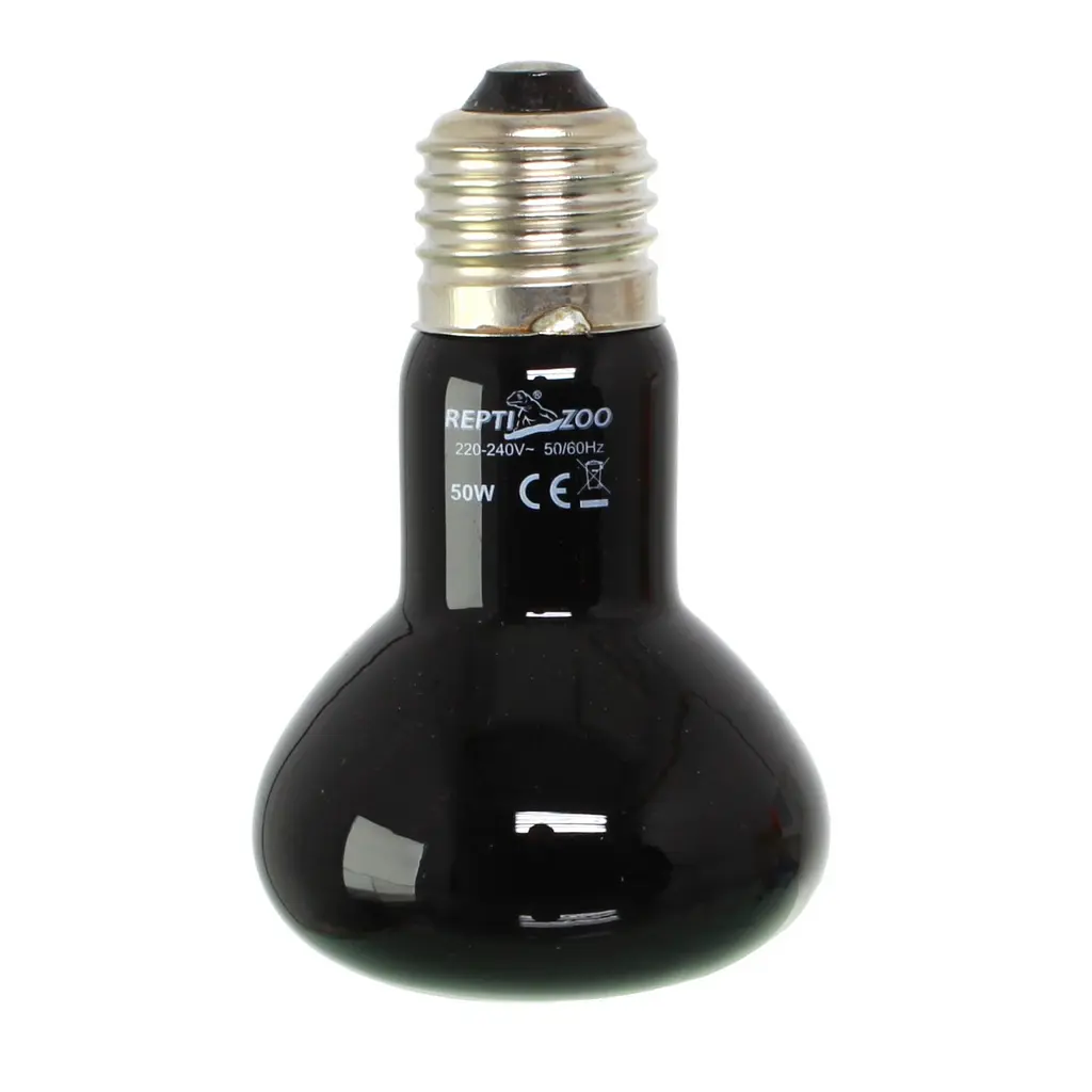 Нічна лампа з підігрівом Repti-Zoo Moonlight Heat 50W для рептилій та амфібій без UVA (D63050) - фото 3