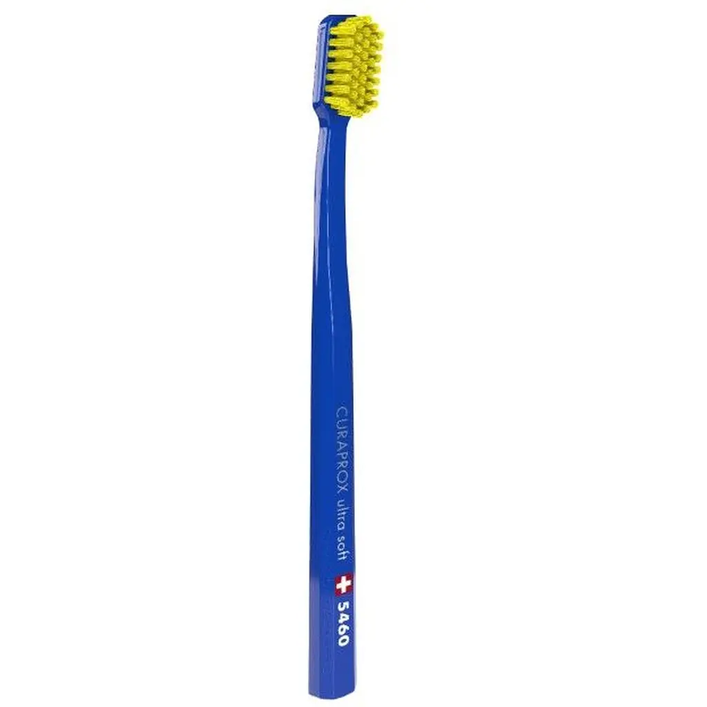 Зубна щітка Curaprox Ultra Soft 5460 синя з жовтим - фото 2
