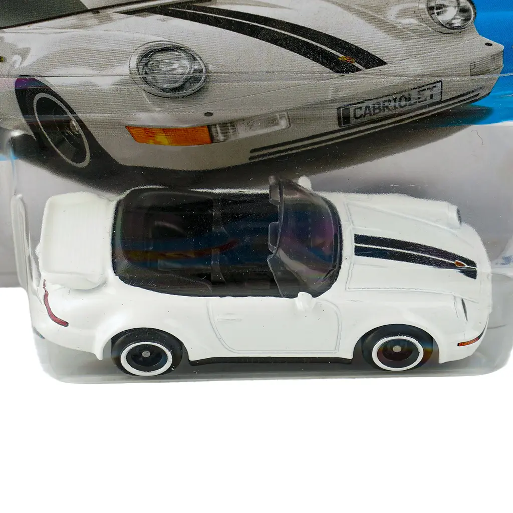 Базова машинка Hot Wheels Drop Tops Porsche 911 Turbo Cabriolet біла (5785) JJJ22-N521 - фото 2