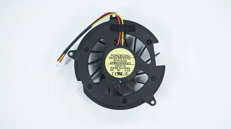 Вентилятор для ноутбука HP PAVILION DV5000 (for INTEL series!!!) DV5100 DV8000 COMPAQ C300 C500 V5000 B3800 DC 5V 0.42A - фото 3