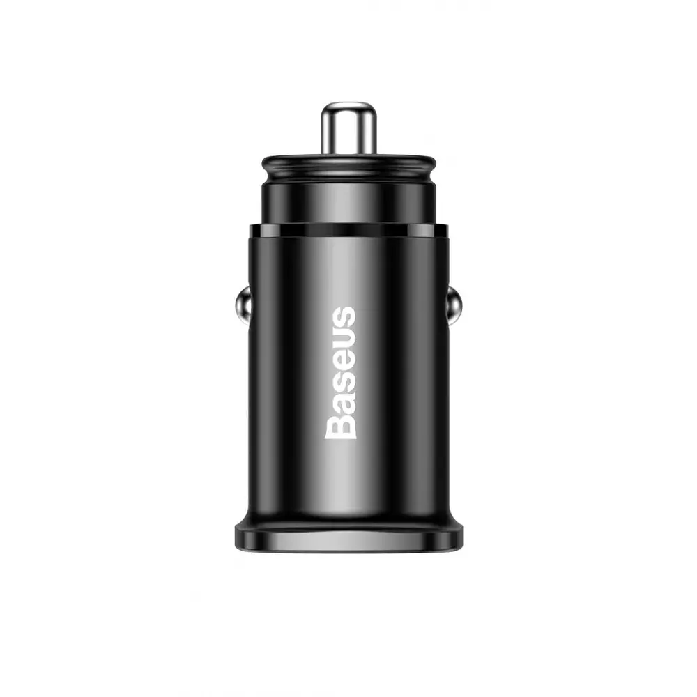 Автозарядное Baseus Square Metal PD 3.0 QC 4.0 + 30 W USB + Type-C CCALL-AS01 - фото 5