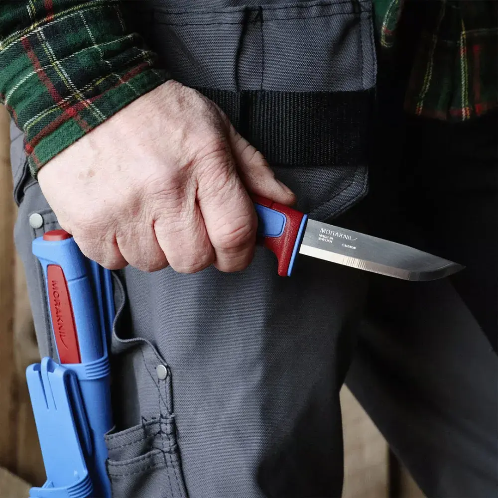 Ніж Morakniv Basic 511 Color of the year 2025 Blue / Dala Red - фото 5