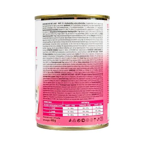 Влажный корм Brit Care Pate & Meat для щенков, с курицей и индейкой, 400 г - фото 3
