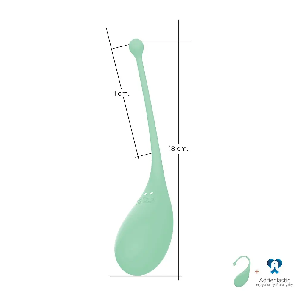 Смарт-віброяйце Adrien Lastic Palpitation Mint з глибокою вібрацією - фото 4