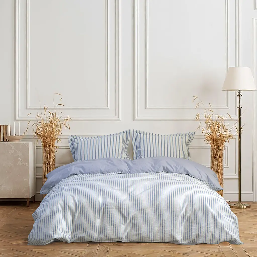 Постельное белье Lotus Home - Timeless голубой полуторный - фото 2