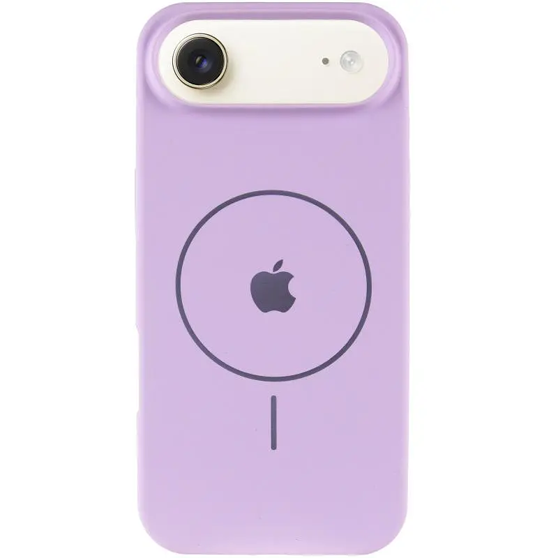 Чехол Epik Silicone Case Full Protective (AA) V2 with MagSafe для Apple iPhone 17 Air (6.5) Сиреневый / Lilac - фото 2