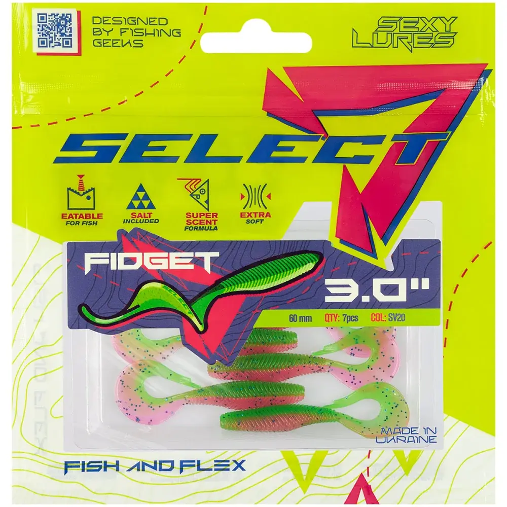 Силикон Select Fidget 3" SV20 (7 шт/уп) - фото 2