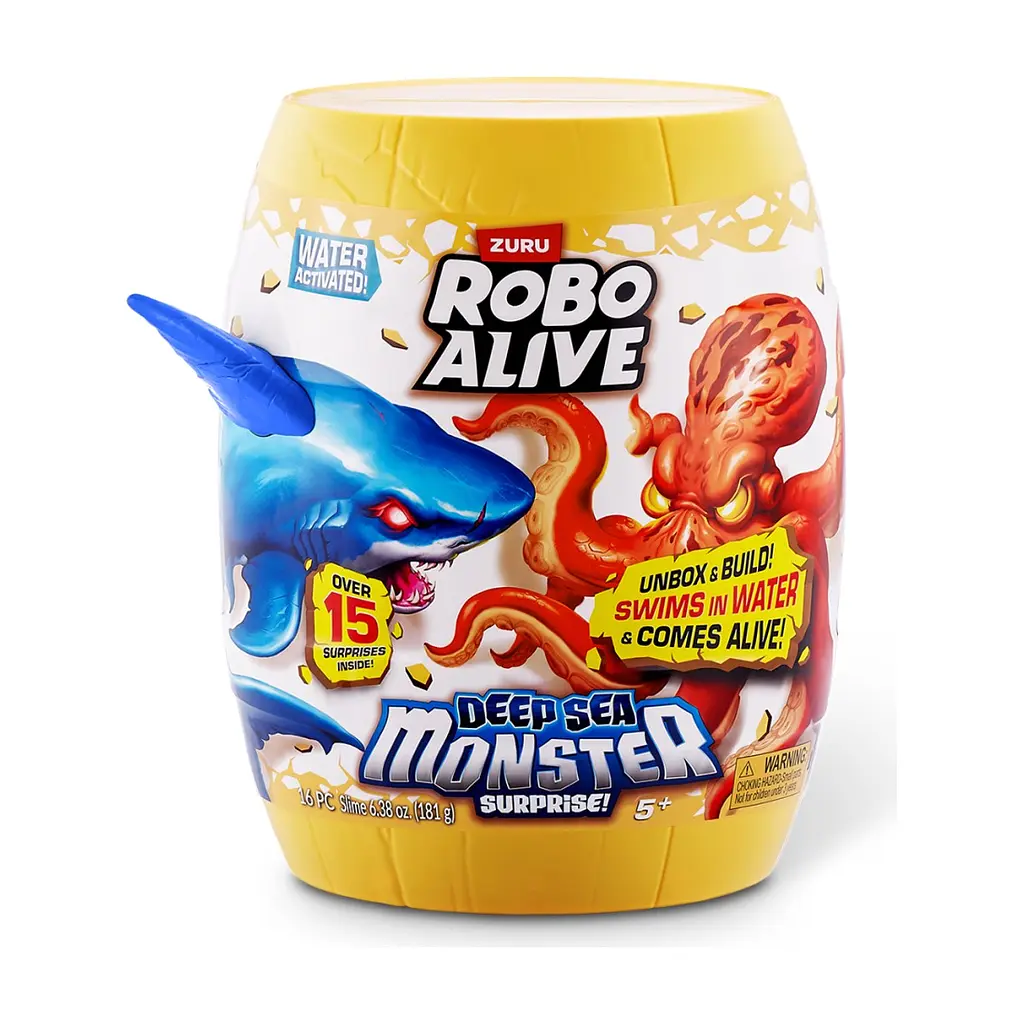 Інтерактивна іграшка Pets & Robo Alive сюрприз Глибоководний сюрприз. Велика біла акула (71155A)