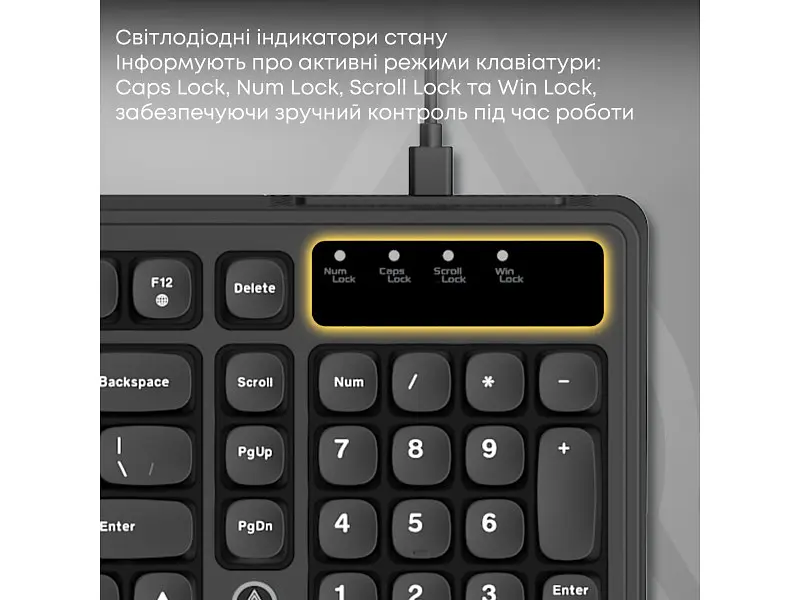 Клавіатура Ajazz AF98 Black USB-C Black (AF98-B) - фото 8