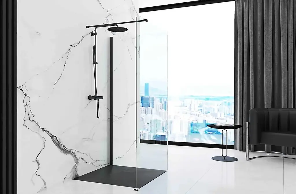 Душевой поддон Rea Magnum 90x90 black REA-K3334, Черный матовый - фото 5