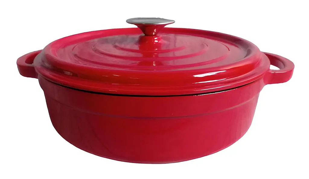 Сотейник чавунний O.M.S. Collection 3365-28 4 л Red