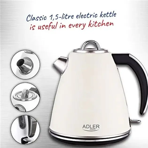 Чайник электрический Adler AD 1343 1.5 л - фото 6