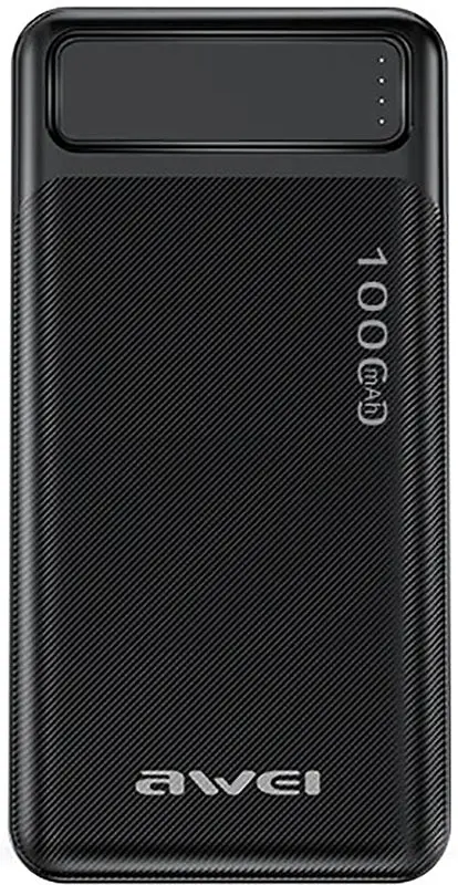 Портативна батарея AWEI P5K 10000mAh Black - фото 3