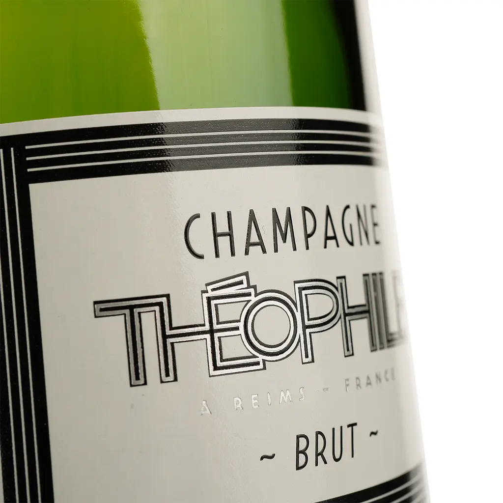 Шампанське Theophile Champagne Brut, біле, брют, 12%, 0,75 л (1003520) - фото 4