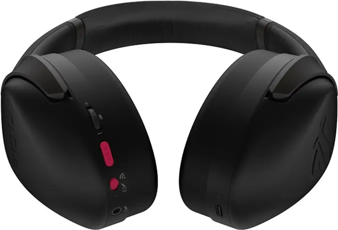 Гарнітура ігрова Asus ROG Strix Go 2.4 Electro Punk WL/3.5 мм/USB Black - фото 5