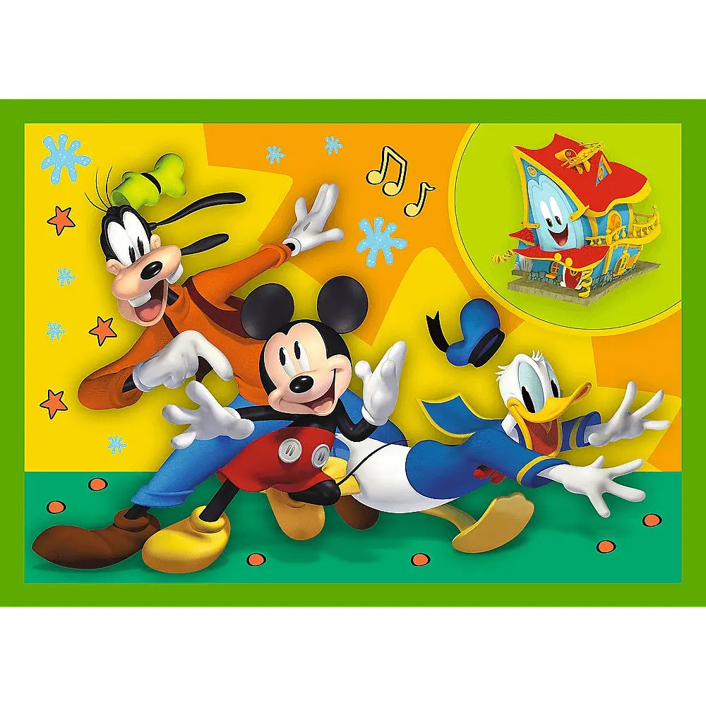 Пазли Trefl 4 в 1 Міккі та друзі - фото 3