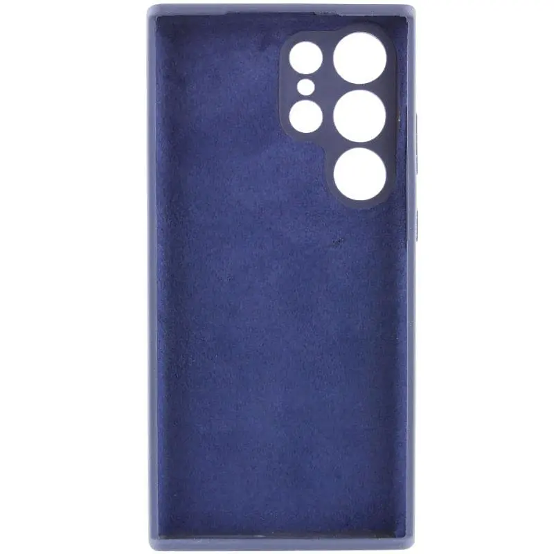 Чохол TPU GETMAN Liquid Silk Full Camera для Samsung Galaxy S26 Ultra Синій / Midnight Blue - фото 3