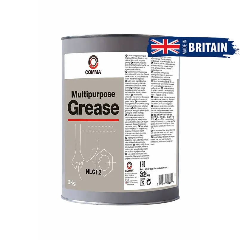 Змазка Comma Multipurpose Grease 2 пластична літієва чорна 3 кг (GR23KG)