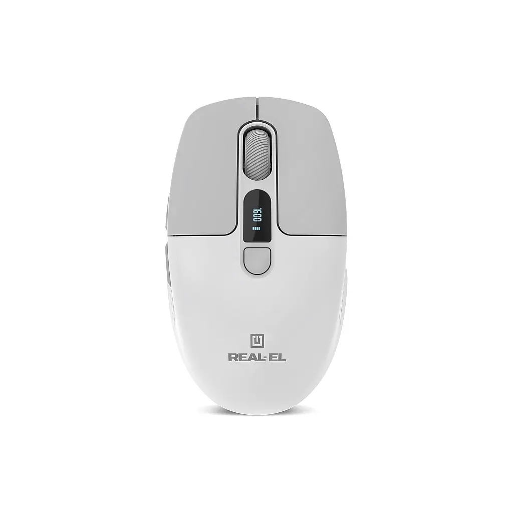 Мишка REAL-EL RM-480W Wireless/Bluetooth White (EL123200050) - фото 4