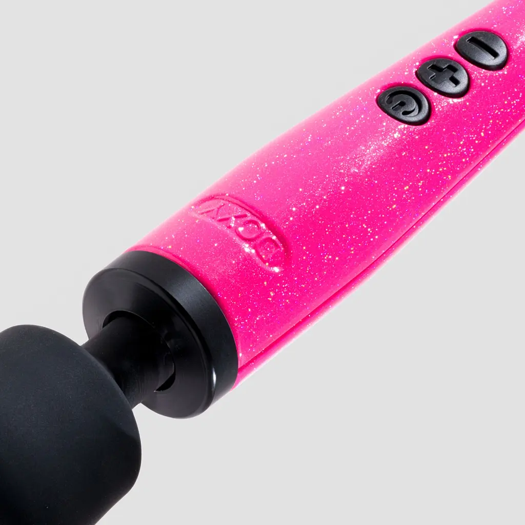 Вібромасажер DOXY Die Cast Massager Hot Pink, дуже потужний, живлення 220В, металевий корпус - фото 5
