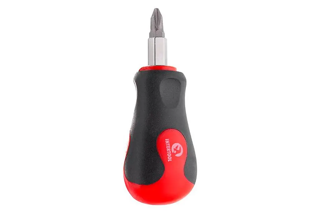Отвертка с двусторонними битами Intertool 4-в-1 мини VT-1010 - фото 3